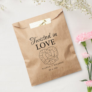 Moderne Hochzeit Knoten Brezel Geschenktüte  Geschenktütchen