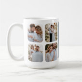 Moderne Hochzeit mit 8 Fotos Kaffeetasse (Links)