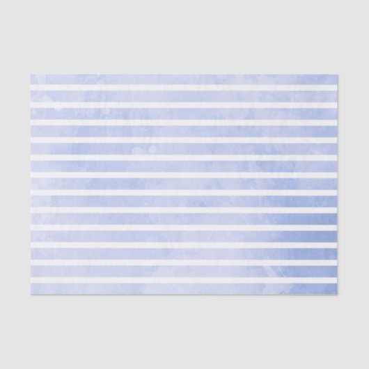 Moderne Hochzeit mit blauem Streifen Seidenpapier (Vorderseite)