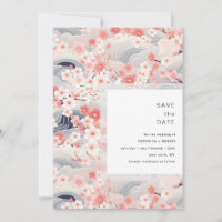 Moderne Hochzeit mit Blush Waves Sakura Blüten