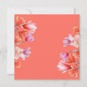 Moderne Hochzeit mit goldener Geometrie Einladung (Rückseite)