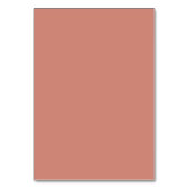 Moderne Hochzeit mit rosa Staubrose und benutzerde Tischnummer (Rückseite)