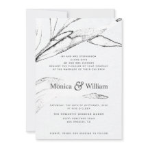 Moderne Hochzeit mit schwarz-weiß-Grafik