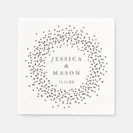 Moderne Hochzeit Napkins - Cocktail Napkin Serviette