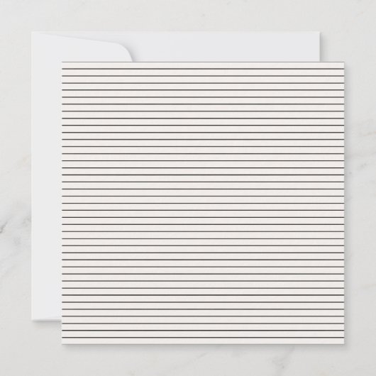 Moderne Hochzeit Reserva la Fecha Creme schwarz Save The Date (Rückseite)