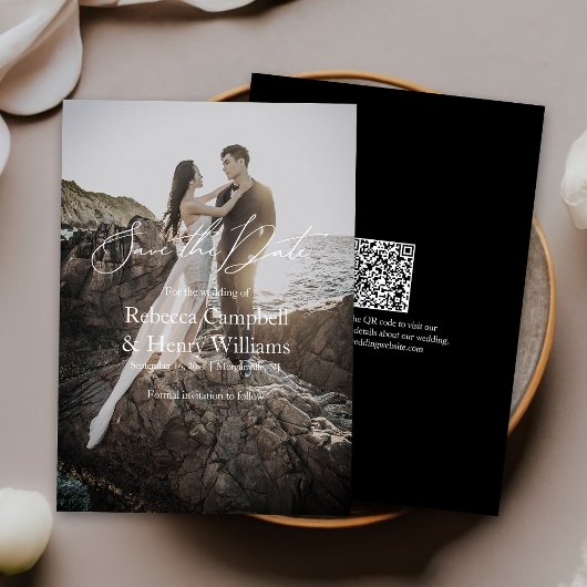 Moderne Hochzeit retten das Datum der Einladung mi