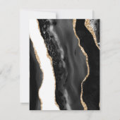 Moderne Hochzeit retten die Termineinladung" Ankündigung (Rückseite)