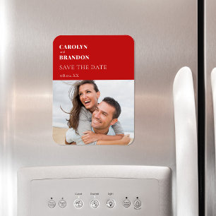 Moderne Hochzeit rettet das Datum Magnet