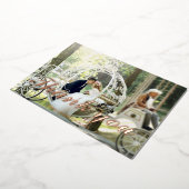 Moderne Hochzeit Rose Folie Hochzeit danke Karte (Gedreht)