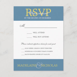 Moderne Hochzeit RSVP mit Luftwaffe Karte