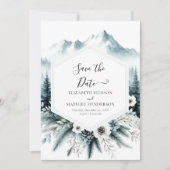 Moderne Hochzeit Save The Date (Vorderseite)