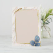 Moderne Hochzeit/Save the Date Einladung (Stehend Vorderseite)