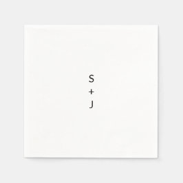 Moderne Hochzeit Serviette