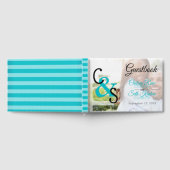 Moderne Hochzeit - Türkis Gästebuch (Voll)