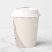 Moderne Hochzeit von Boho "The Perfect Blend" Pappbecher (Links)