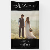 Moderne Hochzeit von Foto Banner (Vertikal)