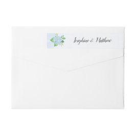 Moderne Hochzeit von Watercolor Blue Hydrangea