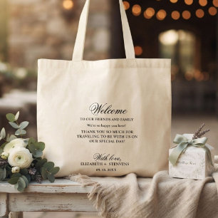 Moderne Hochzeit Willkommens-Tüte Hotel-Gästetüten Tragetasche