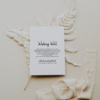 Moderne Hochzeit wünschend gut