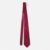 Moderne Hochzeit zum Vatertag Ruby Glitter Funkeln Krawatte (Rückseite)