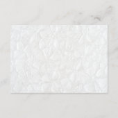 Moderne Hochzeitdetails QR-Code Begleitkarte (Rückseite)