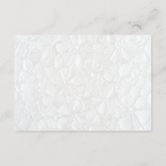 Moderne Hochzeitdetails QR-Code Begleitkarte (Rückseite)