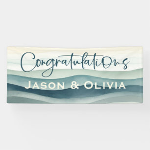Moderne Hochzeiten am tropischen Strand Banner