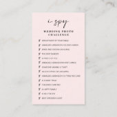 Moderne Hochzeiten erfassen den QR-Code der Liebe Begleitkarte (Rückseite)