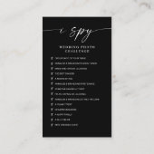 Moderne Hochzeiten erfassen den QR-Code der Liebe Begleitkarte (Rückseite)