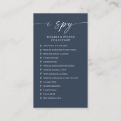 Moderne Hochzeiten erfassen den QR-Code der Liebe Begleitkarte (Rückseite)