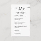 Moderne Hochzeiten erfassen den QR-Code der Liebe Begleitkarte (Rückseite)