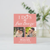 Moderne Hochzeiten kostenlos anschieben - Das Datu Ankündigungspostkarte (Stehend Vorderseite)