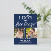 Moderne Hochzeiten kostenlos anschieben - Das Datu Ankündigungspostkarte (Stehend Vorderseite)