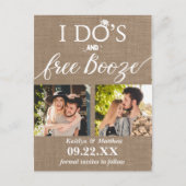 Moderne Hochzeiten kostenlos anschieben - Das Datu Ankündigungspostkarte (Vorderseite)