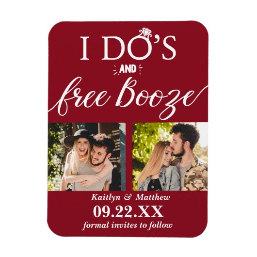 Moderne Hochzeiten kostenlos anschieben - Das Datu Magnet (Vertikal)