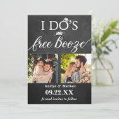 Moderne Hochzeiten kostenlos anschieben - Das Datu Save The Date (Stehend Vorderseite)