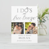 Moderne Hochzeiten kostenlos anschieben - Das Datu Save The Date (Stehend Vorderseite)