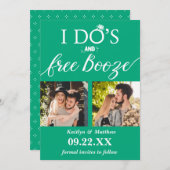 Moderne Hochzeiten kostenlos anschieben - Das Datu Save The Date (Vorne/Hinten)