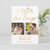 Moderne Hochzeiten kostenlos anschieben - Das Datu Save The Date (Stehend Vorderseite)