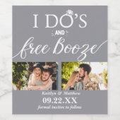 Moderne Hochzeiten kostenlos anschieben - Das Datu Weinetikett (Einzelnes Label)