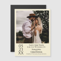 Moderne Hochzeiten retten das Date Foto Elfenbeinm