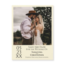 Moderne Hochzeiten retten das Date Foto Elfenbeinm