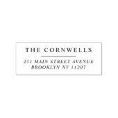 Moderne Hochzeiten retten die Rücksendeadresse der Gummistempel (Prägung)