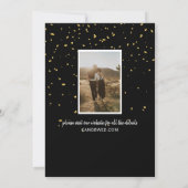 Moderne Hochzeiten speichern die Date Fotos Kallig (Rückseite)