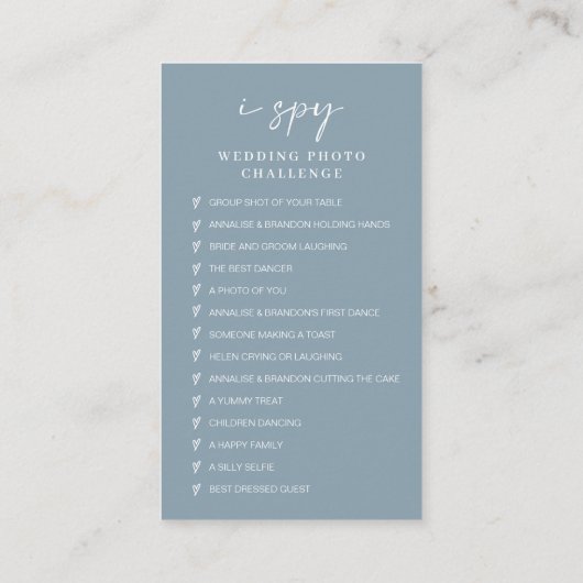 Moderne Hochzeiten teilen den QR-Code der Liebe Begleitkarte (Rückseite)