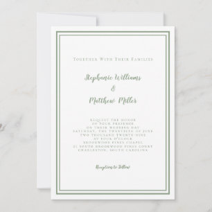 Moderne Hochzeiten & UAWG QR-Code Details Seite Gr Einladung