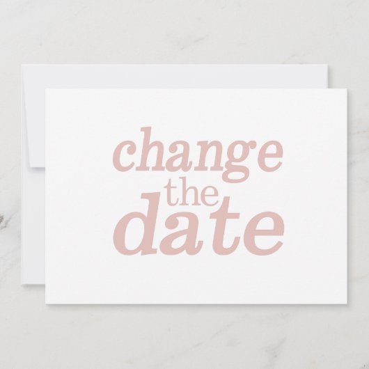 Moderne Hochzeiten verändern das Datum, an dem das Ankündigung (Vorderseite)