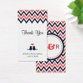 Moderne Hochzeiten von Navy & Coral Zickzack & Lov (Schreibtisch)