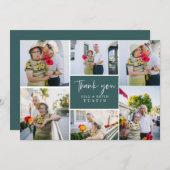 Moderne Hochzeitfotografie Dankeskarte (Vorne/Hinten)