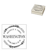 Moderne Hochzeits-Briefmarke Gummistempel (Stempel)